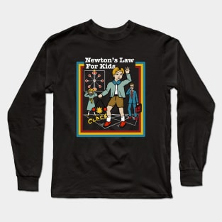 Newton’s Law for Kids Long Sleeve T-Shirt